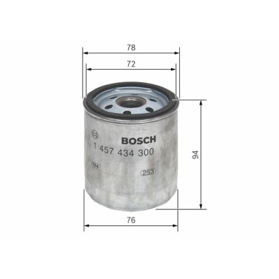 Filtro de combustível BOSCH 1 457 434 300
