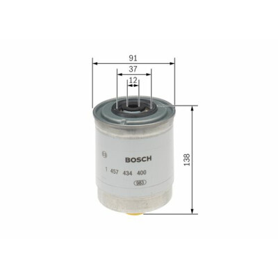 Filtro de combustível BOSCH 1 457 434 400
