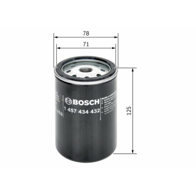 Filtro de combustível BOSCH 1 457 434 432