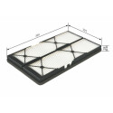 Filtro de ar de cabine BOSCH 1 987 432 044