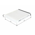 Filtro de ar de cabine BOSCH 1 987 432 069