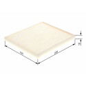 Filtro de ar de cabine BOSCH 1 987 432 084