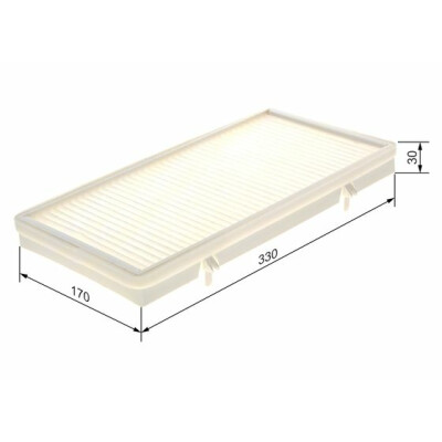 Filtro de ar de cabine BOSCH 1 987 432 208