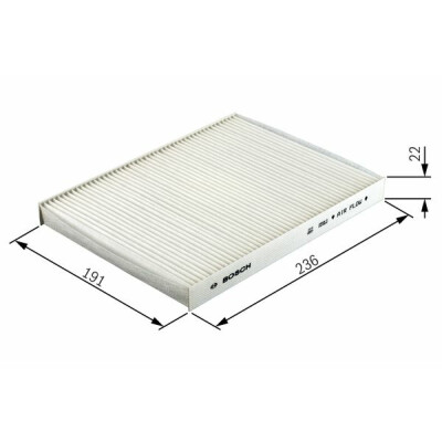 Filtro de ar de cabine BOSCH 1 987 432 215