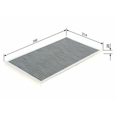 Filtro de ar de cabine BOSCH 1 987 432 333
