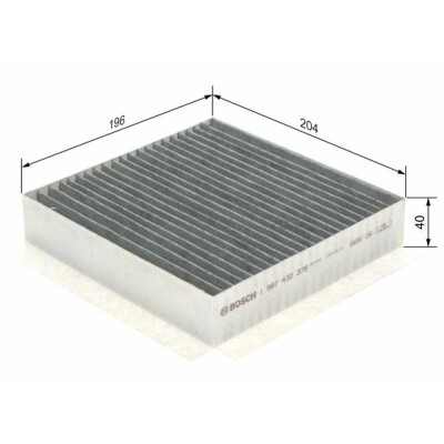Filtro de ar de cabine BOSCH 1 987 432 378