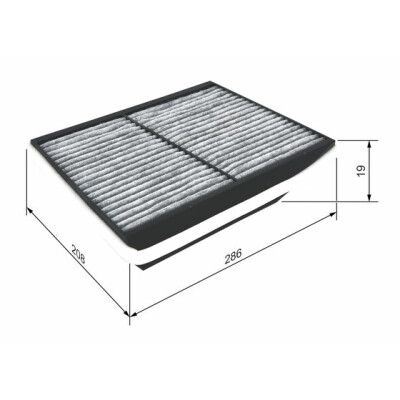 Filtro de ar de cabine BOSCH 1 987 432 525