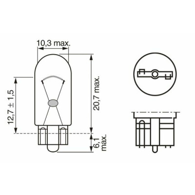Lâmpada Incandescente BOSCH 1 987 301 033