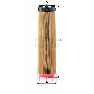 Filtro de ar MANN-FILTER C 12 178/1