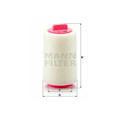 Filtro de ar MANN-FILTER C 1287