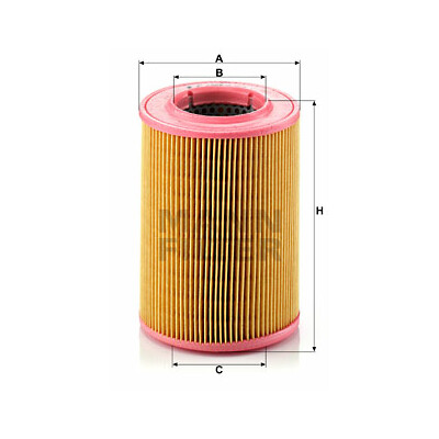 Filtro de ar MANN-FILTER C 1380/1