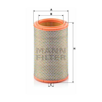 Filtro de ar MANN-FILTER C 1387