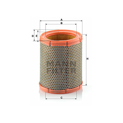 Filtro de ar MANN-FILTER C 1460