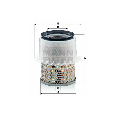 Filtro de ar MANN-FILTER C 16 148