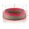 Filtro de ar MANN-FILTER C 2120/2