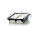 Filtro de ar MANN-FILTER C 22 015