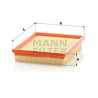Filtro de ar MANN-FILTER C 2256