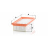 Filtro de ar MANN-FILTER C 2325