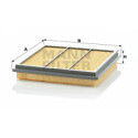 Filtro de ar MANN-FILTER C 2332