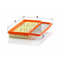 Filtro de ar MANN-FILTER C 24 006