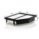 Filtro de ar MANN-FILTER C 24 021