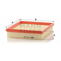 Filtro de ar MANN-FILTER C 24 025