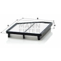 Filtro de ar MANN-FILTER C 2421