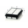 Filtro de ar MANN-FILTER C 2432