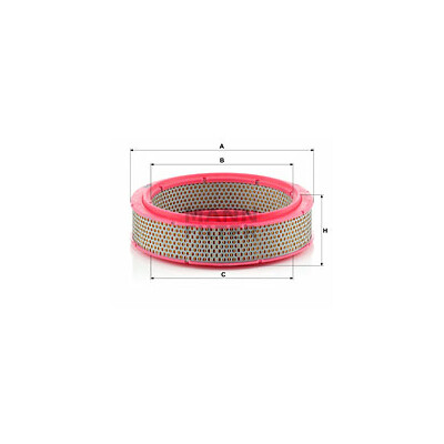 Filtro de ar MANN-FILTER C 2436/1