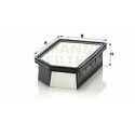 Filtro de ar MANN-FILTER C 25 013
