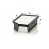 Filtro de ar MANN-FILTER C 25 013