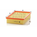 Filtro de ar MANN-FILTER C 25 101/1
