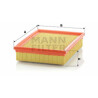 Filtro de ar MANN-FILTER C 25 114/1