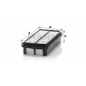 Filtro de ar MANN-FILTER C 2524