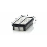 Filtro de ar MANN-FILTER C 2524