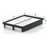 Filtro de ar MANN-FILTER C 2524/1