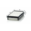 Filtro de ar MANN-FILTER C 2537/2
