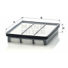 Filtro de ar MANN-FILTER C 2542