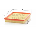 Filtro de ar MANN-FILTER C 2569