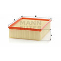 Filtro de ar MANN-FILTER C 26 206/1