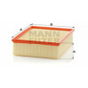 Filtro de ar MANN-FILTER C 26 206/1