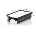 Filtro de ar MANN-FILTER C 27 021