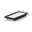 Filtro de ar MANN-FILTER C 2714