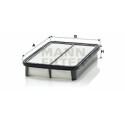 Filtro de ar MANN-FILTER C 2731/1