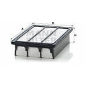 Filtro de ar MANN-FILTER C 2735