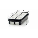 Filtro de ar MANN-FILTER C 2736/1