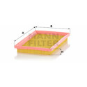 Filtro de ar MANN-FILTER C 2742