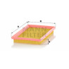Filtro de ar MANN-FILTER C 2742