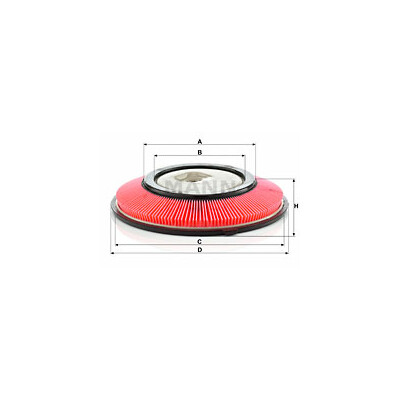 Filtro de ar MANN-FILTER C 2821