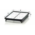 Filtro de ar MANN-FILTER C 29 019